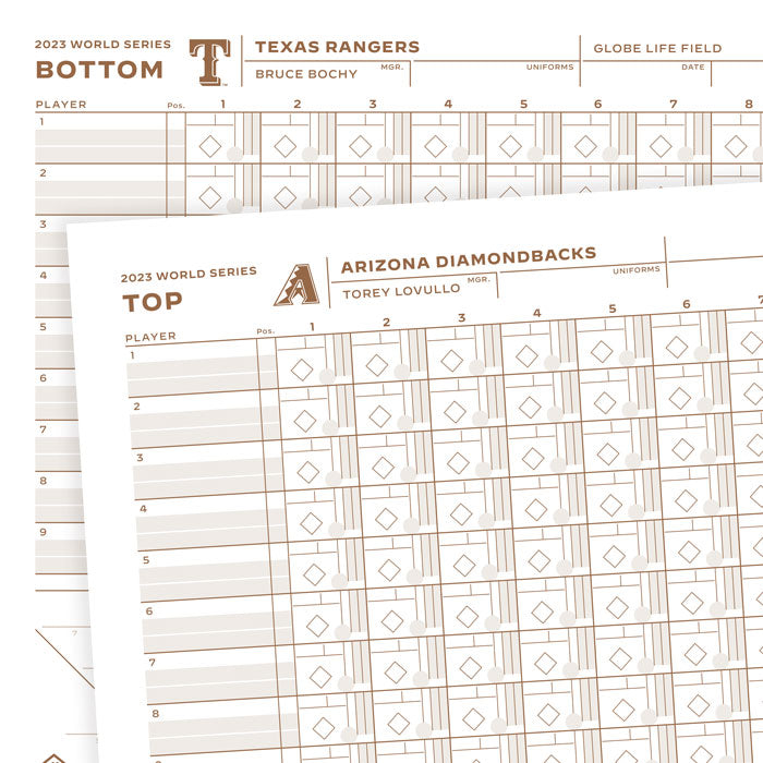 2023 World Series Scoresheets PDF