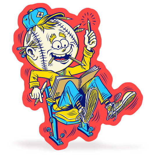 “Ball Brain” Sticker