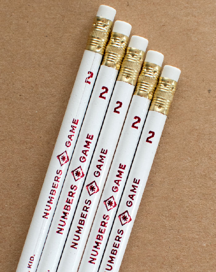 Numbers Game #2 Pencils