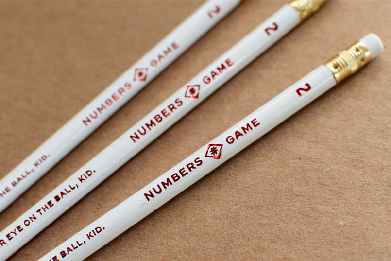 Numbers Game #2 Pencils