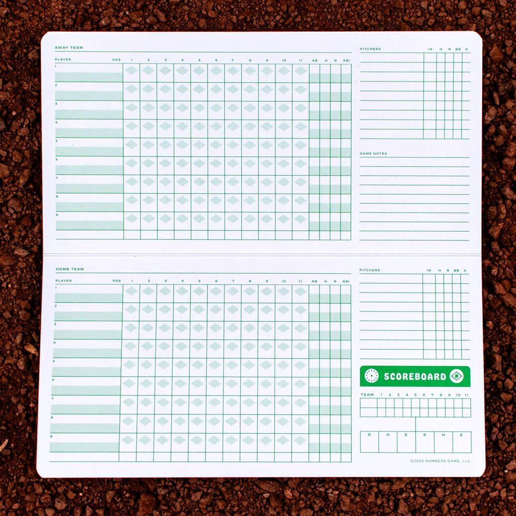 Palm Slapper Single-Game Scorecard