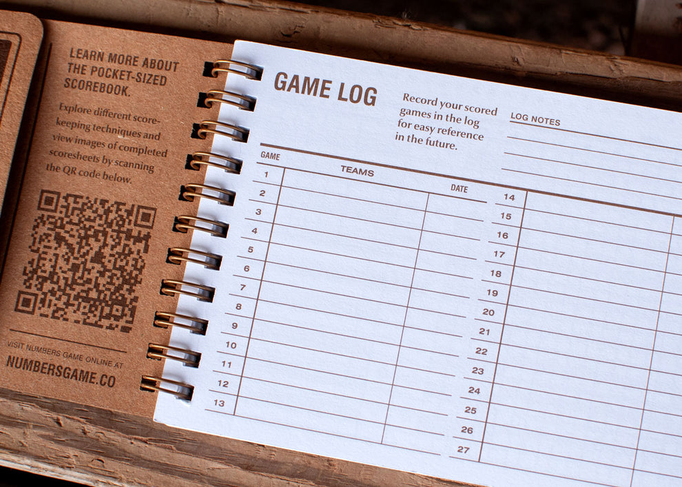 The Pocket-Sized Scorebook - MLB Scorebook from Numbers Game