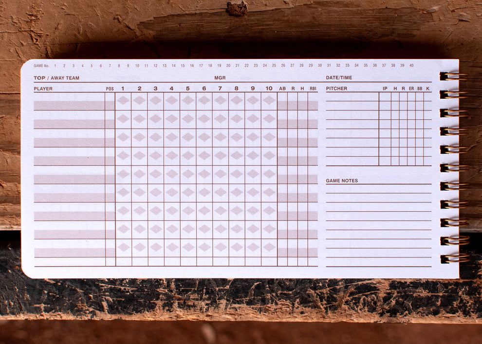 The Pocket-Sized Scorebook - MLB Scorebook from Numbers Game