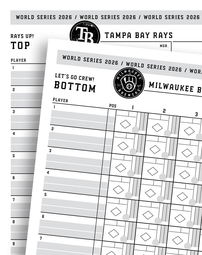 2026 World Series Scoresheets PDF